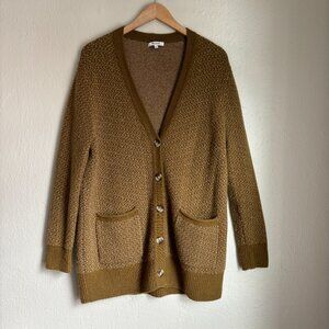 Madewell Bird’s Eye Maysfield Cardigan, M